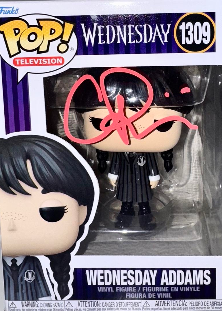 Christina Ricci Signed Funko Pop #1309 "Wednesday Addams" (Addams Family) - JSA COA